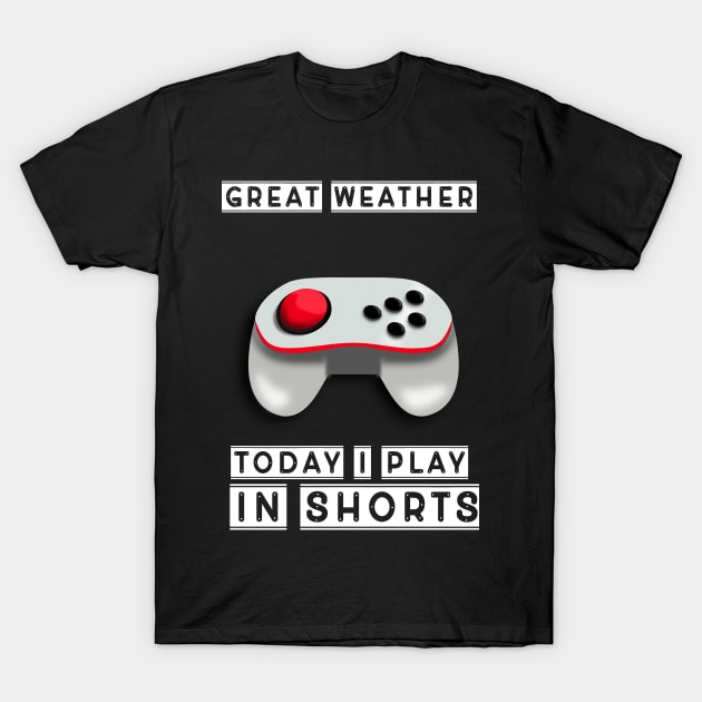 I play in shorts T-Shirt by Imutobi